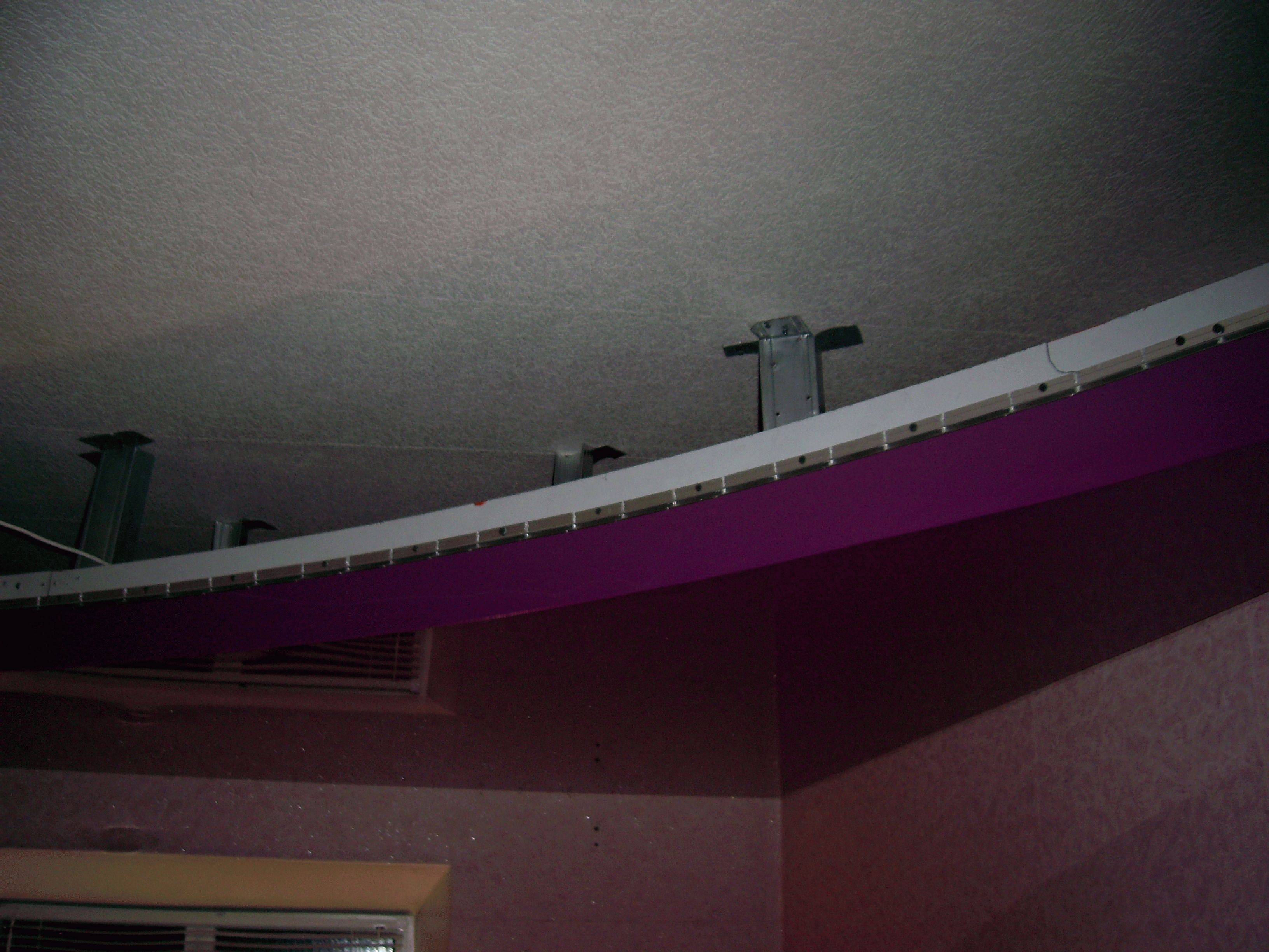 Монтаж двухуровневых натяжных потолков, видео, технология установки