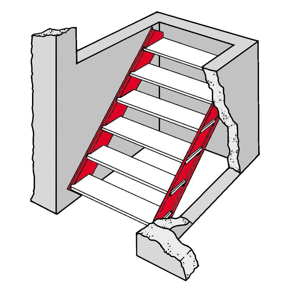Металлическая лестница в подвал своими руками из дома
