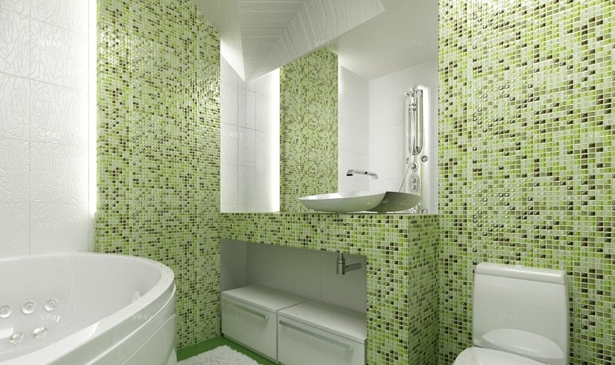 Мозаичный пол в ванной — топ-3 способа устройства с инструкциями