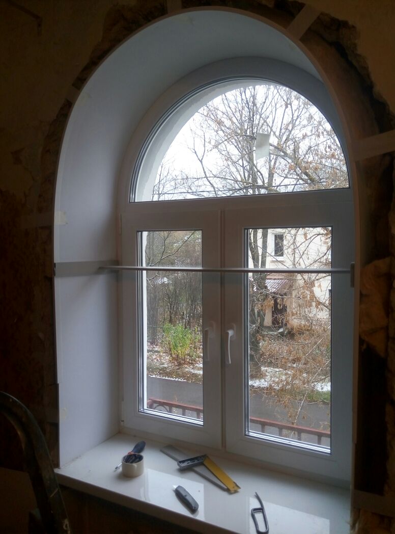 Как сделать установку арочных откосов на окна? выбор вида облицовочных работ и материалов