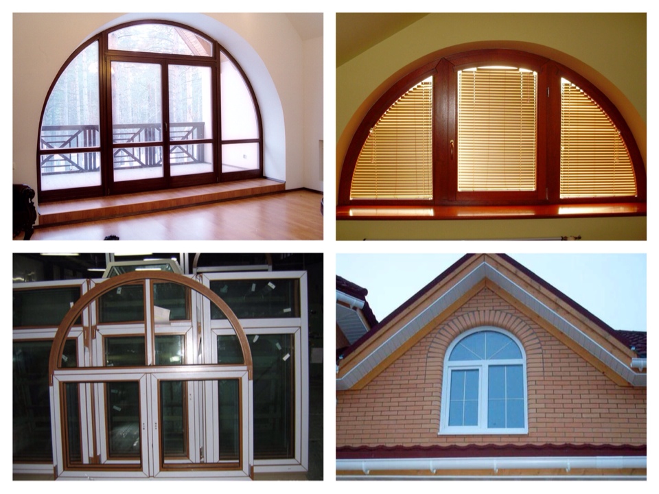 Шторы на арочные окна, оформление и дизайн полукруглого окна