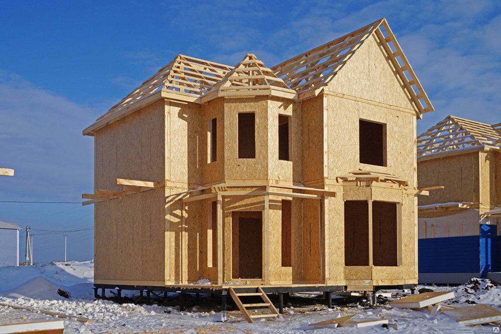 Каркасная технология строительства домов: виды домостроения, преимущества и недостатки, фото