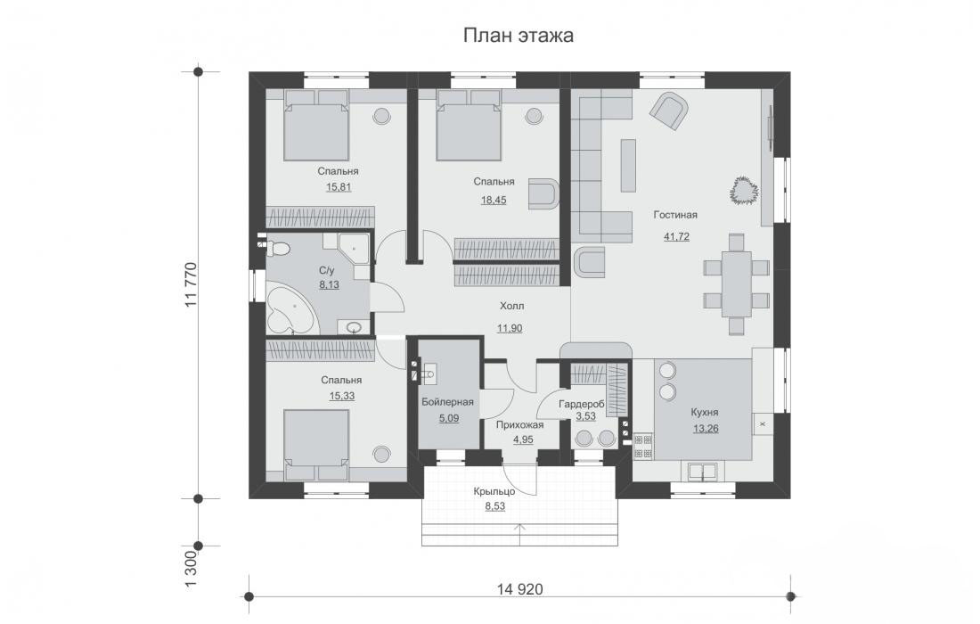 5 проектов двухэтажных домов до 150 кв. м