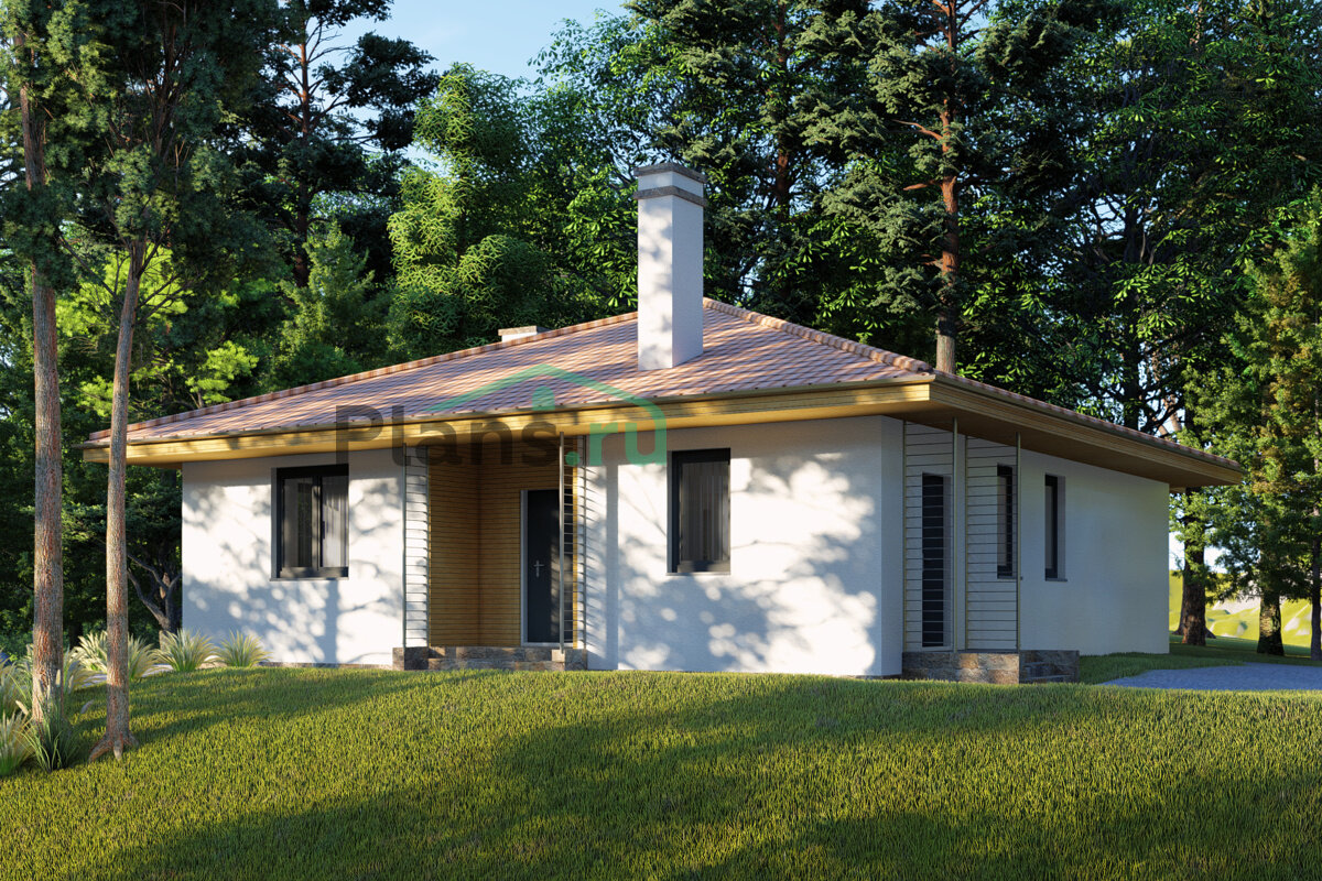 Одноэтажный дом из газобетона: строительство, проекты домов из газоблока