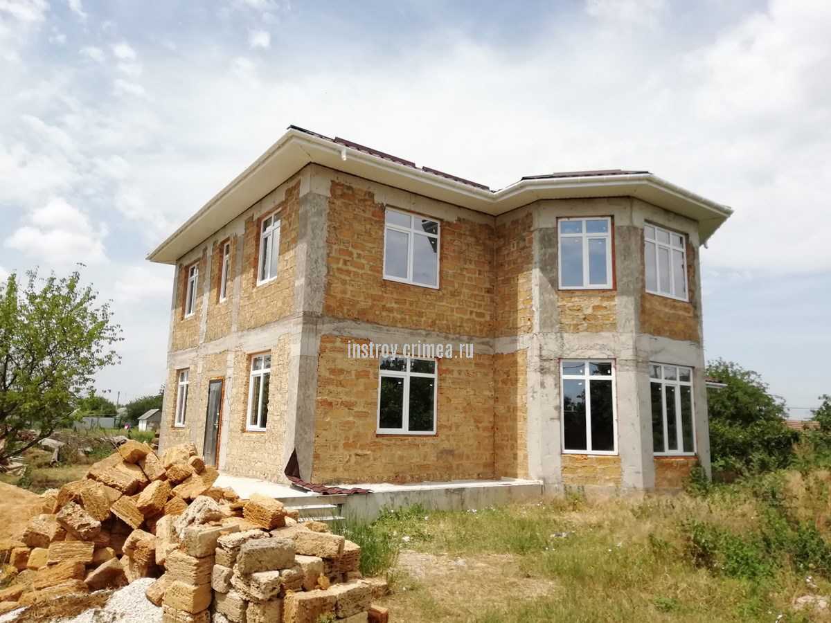 Строительство дома из ракушняка — sibear.ru