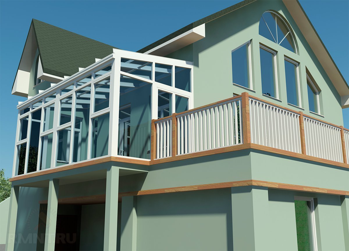 Строим балкон в частном доме: фото-идеи, плюсы и минусы | онлайн-журнал о ремонте и дизайне