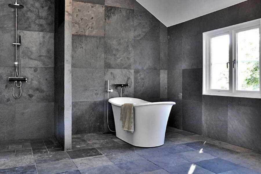 Штукатурка для ванной комнаты: технология нанесения по шагам, фото