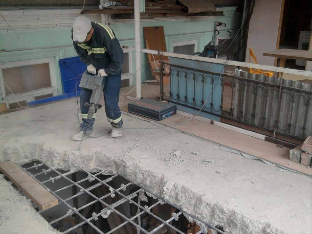 Руководство по демонтажу бетонных конструкций