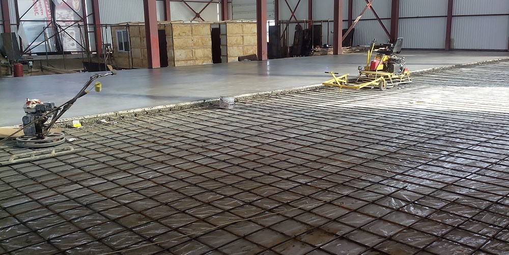 Как правильно уложить промышленные бетонные полы своими руками