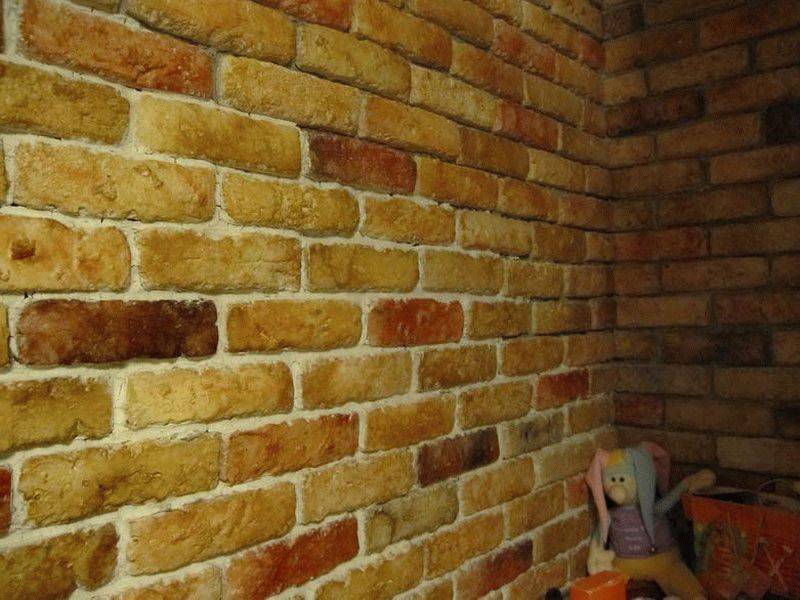 Стена под кирпич своими руками из штукатурки: пошаговая инструкция