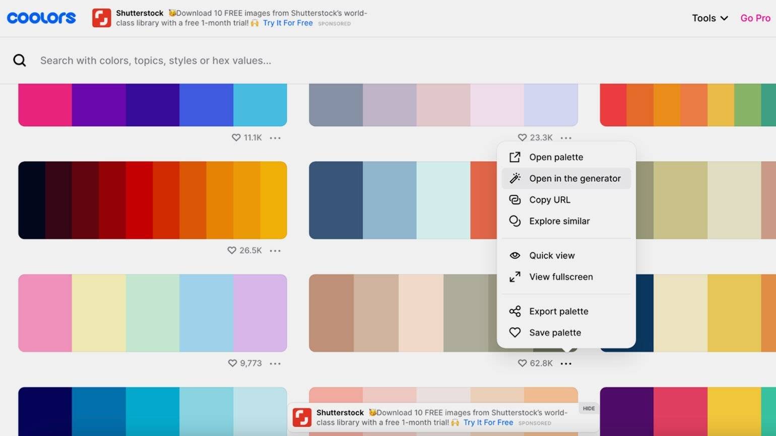 Цветовые схемы для сайта
