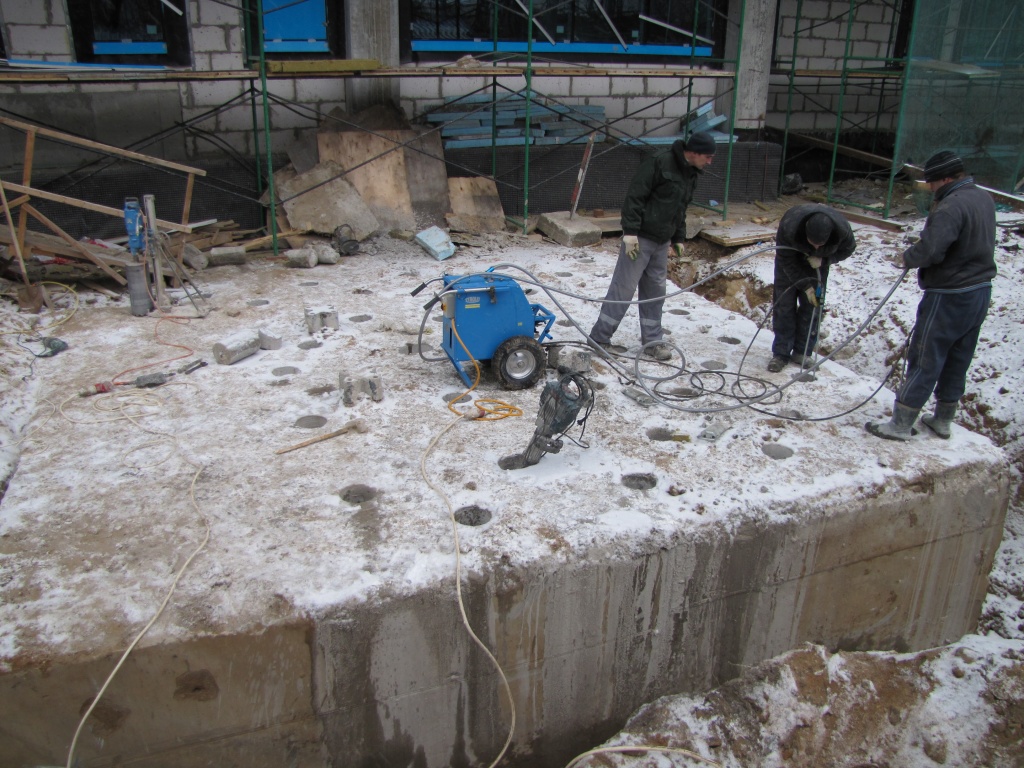 Руководство по демонтажу бетонных конструкций