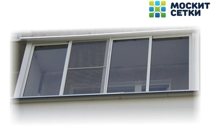 Как установить москитную сетку на раздвижное балконное алюминиевое окно