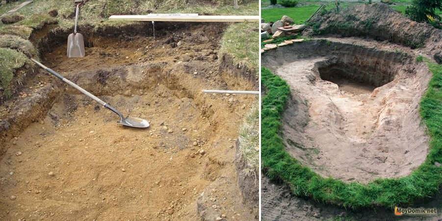 Как правильно выкопать котлован под пруд, озеро, бассейн или колодец?