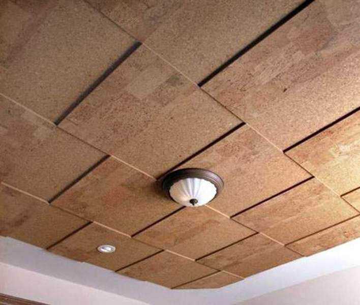 Пробковый потолок - плюсы и минусы