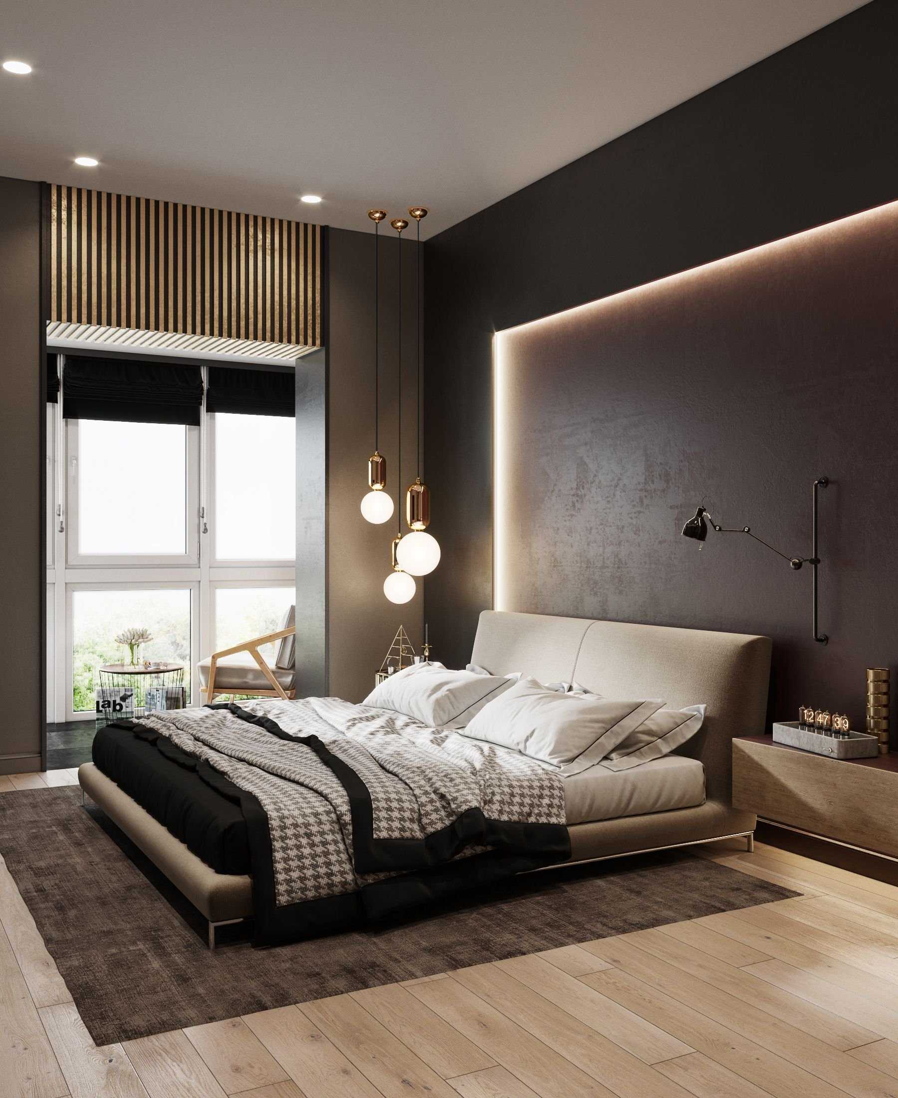 Современные спальни: 180 фото лучших идей дизайна 2023 года
