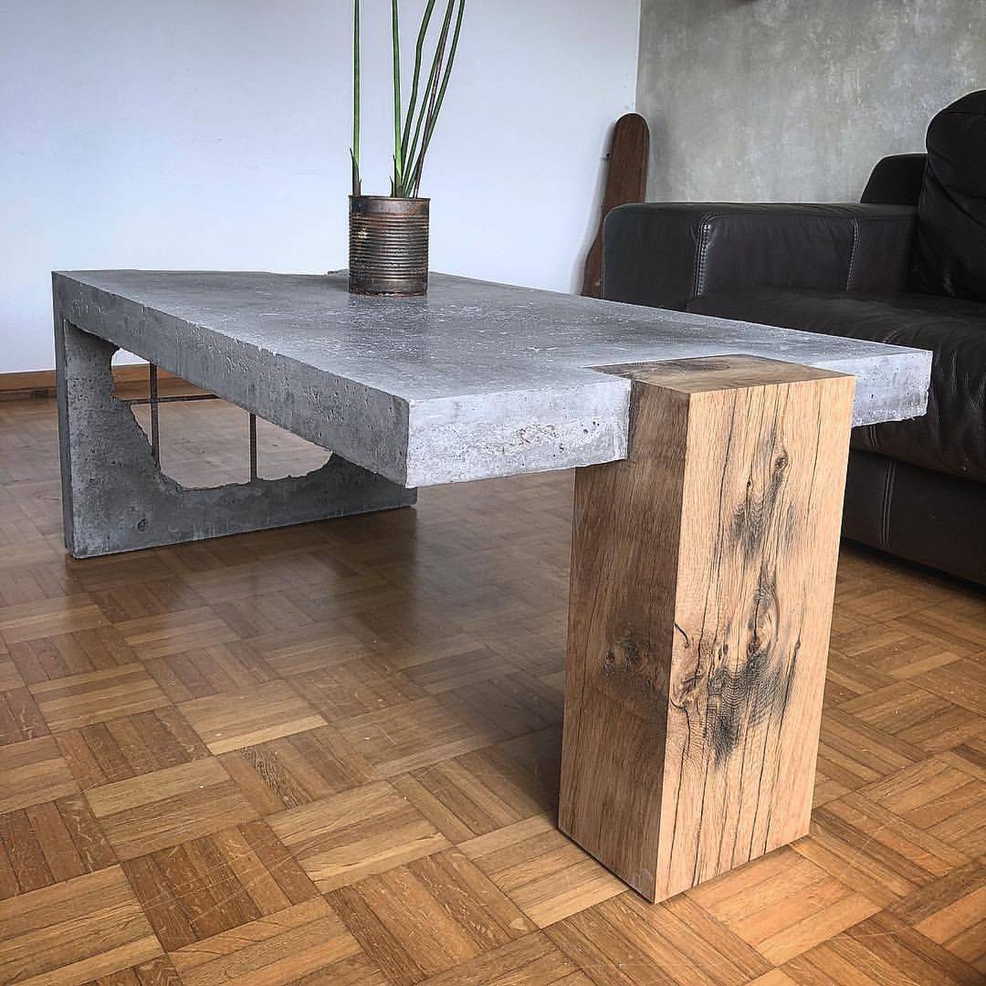20 уникальных вариантов простой мебели из бетона