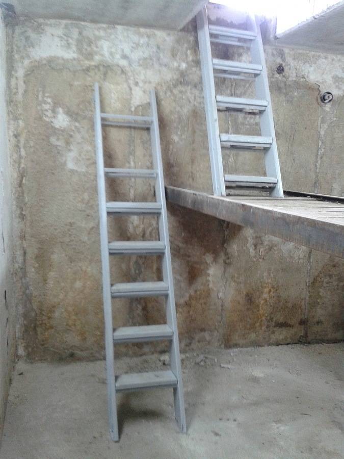 Чертежи лестницы в погреб и подвал