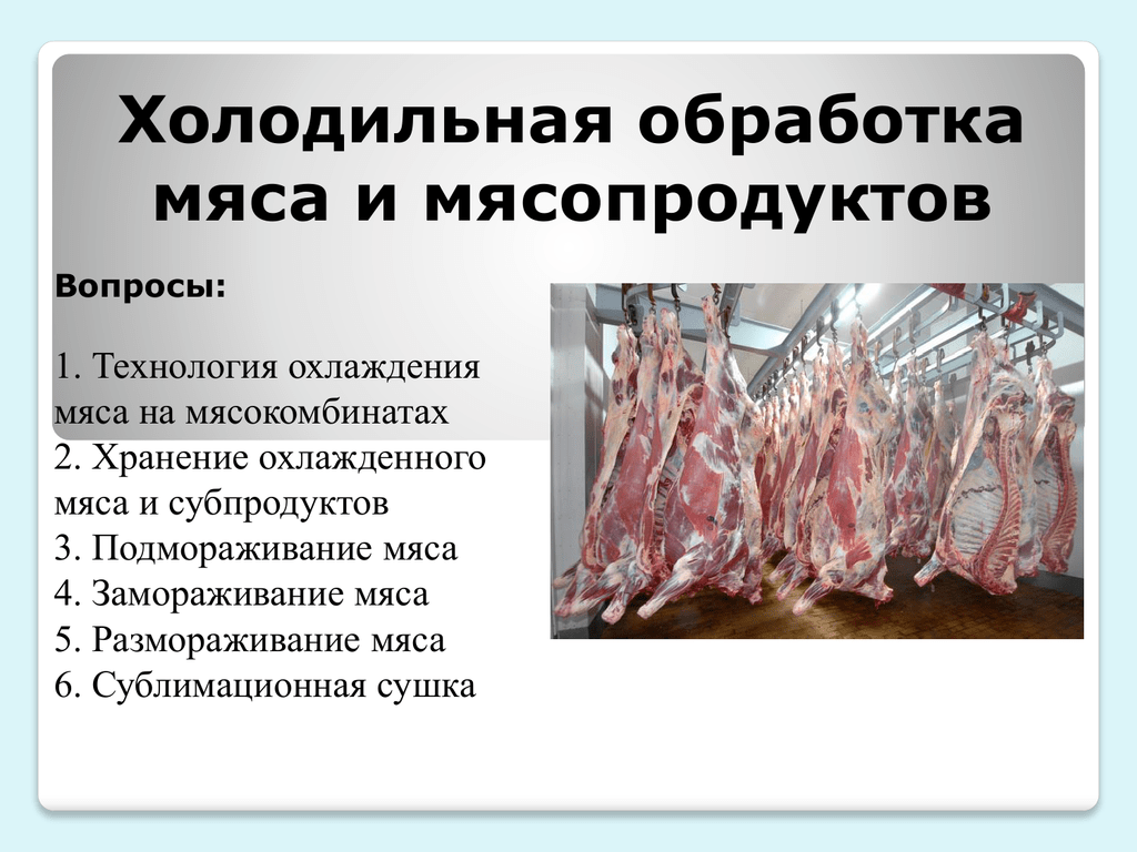 Условия хранения мяса: как и сколько можно хранить охлажденное мясо