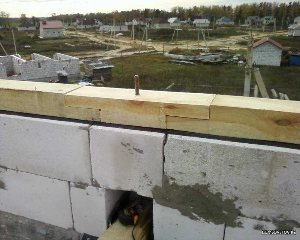 От профи: армопояс под крышу дома из газобетона или пеноблока | o-builder.ru