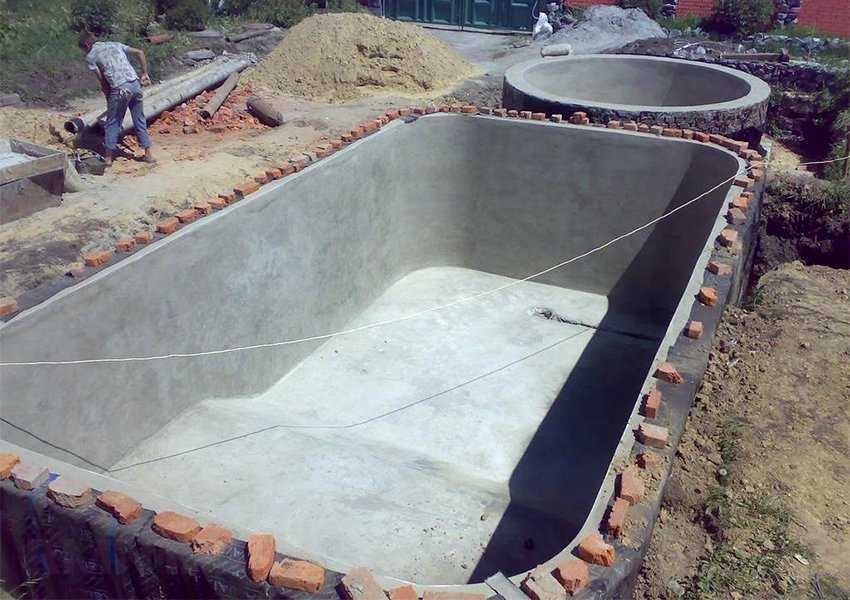 Бассейн из бетона своими руками – строительство бетонного бассейна