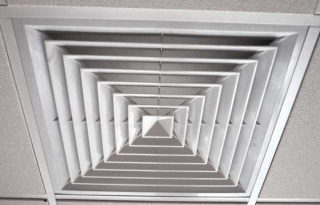 Диффузор потолочный: решетки вентиляционные в ванной подвесные и монтаж