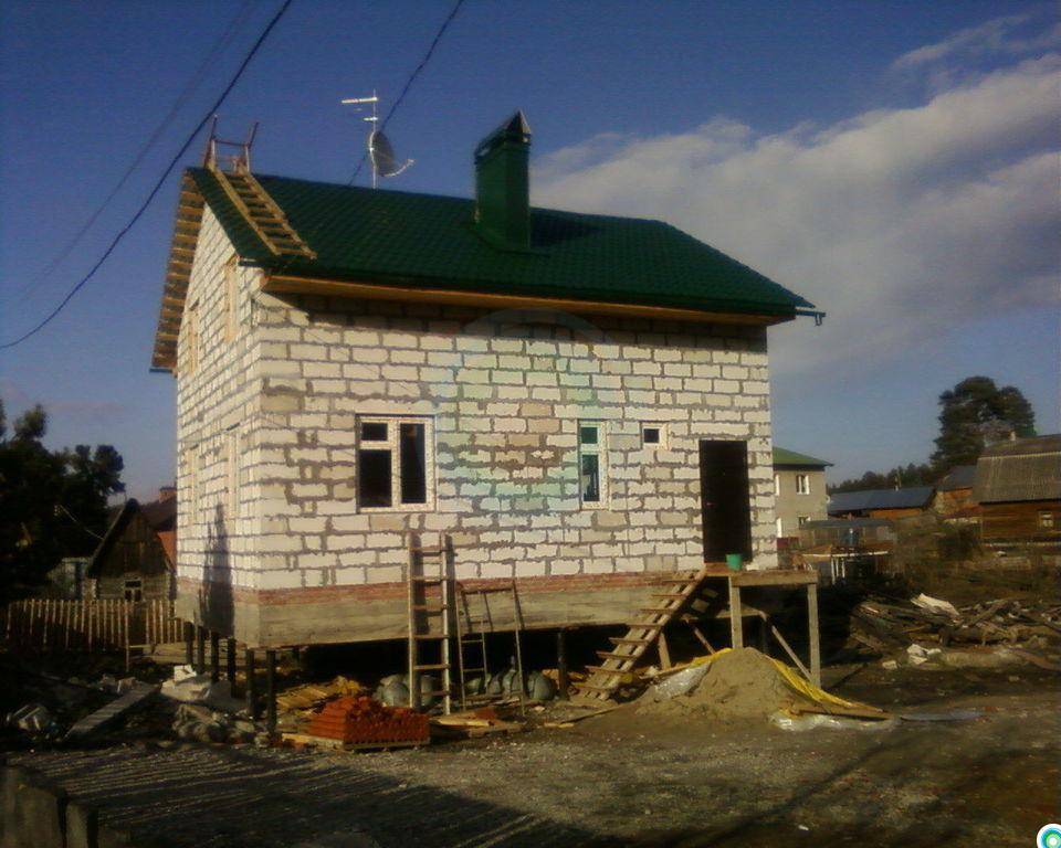 Дом из блоков на свайном фундаменте: строительство из газобетона