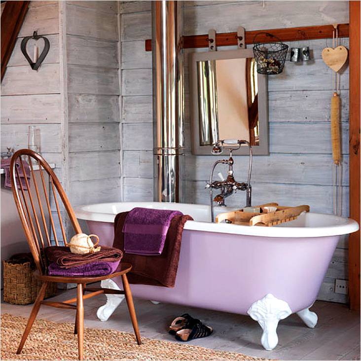 Ванная в стиле кантри - 80 фото идей модного дизайна в ванной
