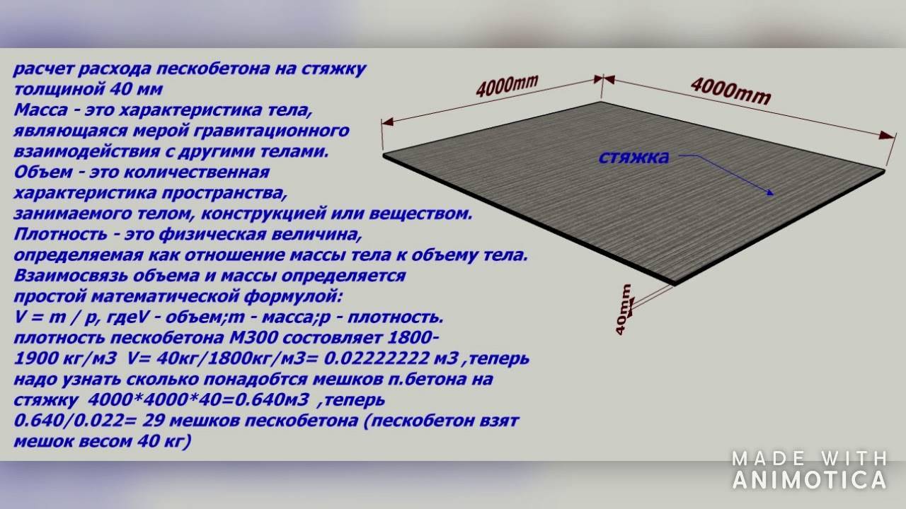 Объем пескобетона в мешке 50 кг – сколько мешков пескобетона в 1м3: методика расчета — foamin.ru