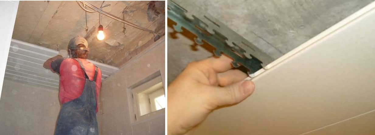 Реечный потолок как разобрать - только ремонт своими руками в квартире: фото, видео, инструкции
