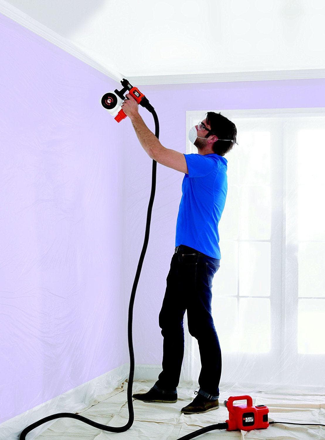 Покраска потолка краскопультом. преимущества и виды краскопультов. технология окрашивания