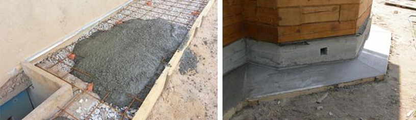Как делать отмостку вокруг дома из бетона? какая марка бетона нужна для отмостки? толщина и уклон отмостки