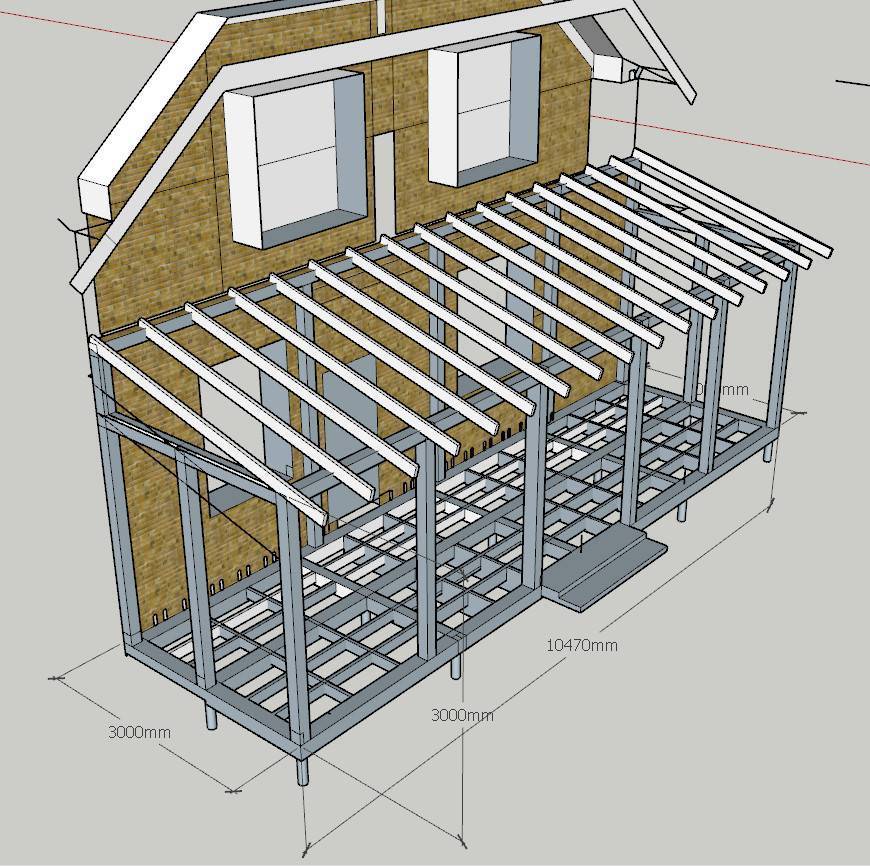 Строительство каркасного дома из металла своими руками: пошаговая инструкция + видео