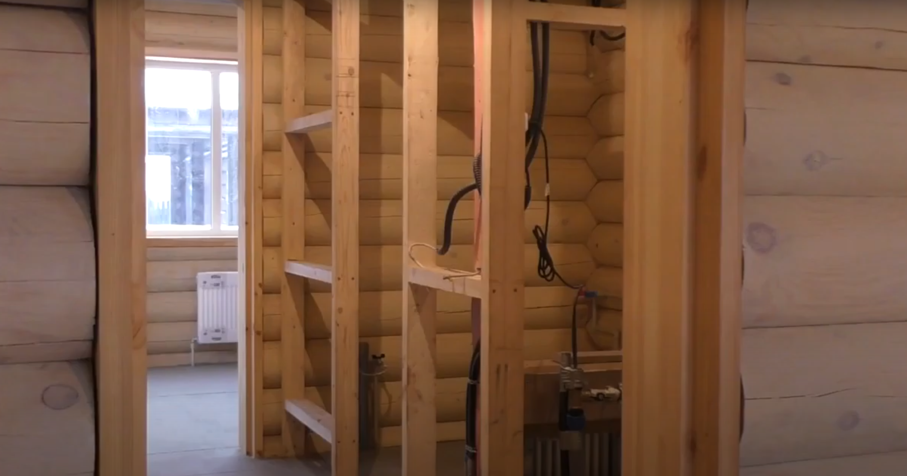 Перегородки в деревянном доме варианты изготовления