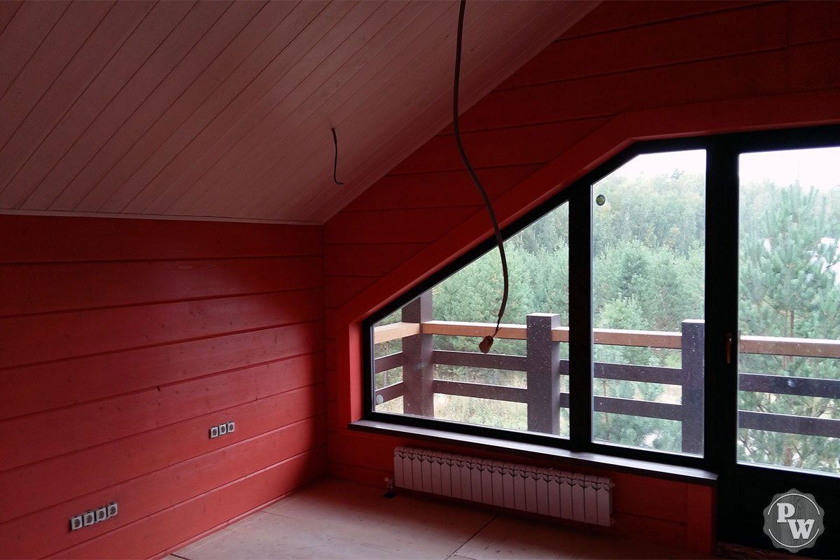 Покраска деревянного дома внутри и снаружи