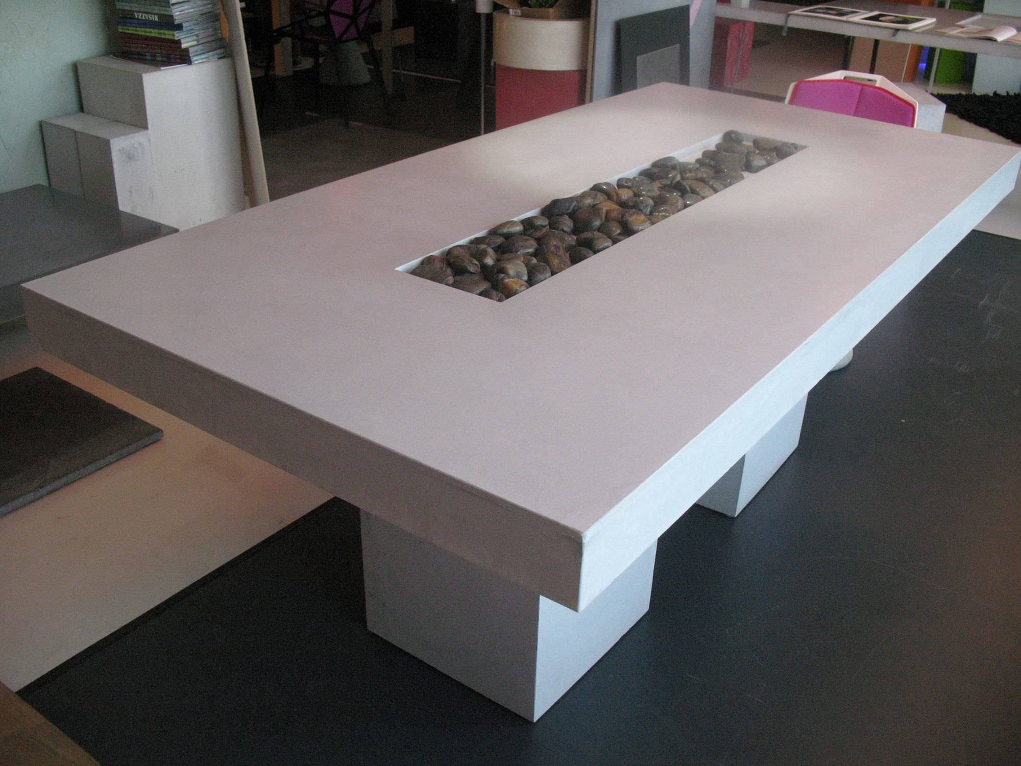 Мебель из бетона (для дома и офиса): стол, стул, столешница — своими руками