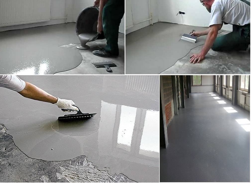 Как сделать наливной пол на бетонную стяжку (плиту) своими руками