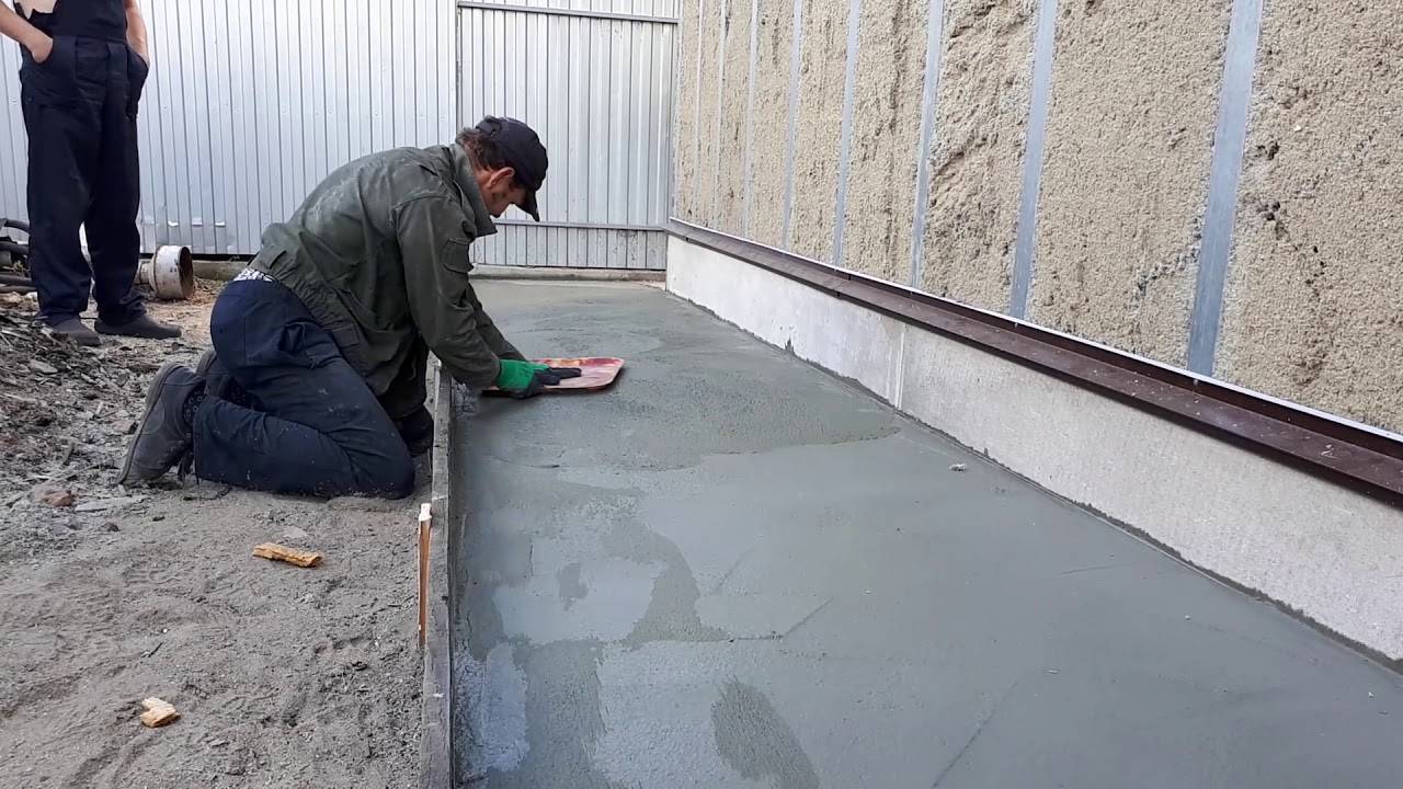 Покраска бетона на улице: виды краски, этапы работ